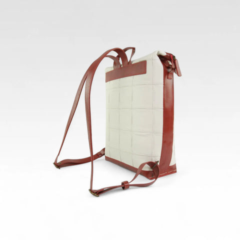 Large Backpack | Leather & Fire-hose