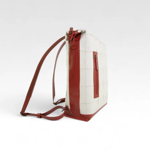 Large Backpack | Leather & Fire-hose