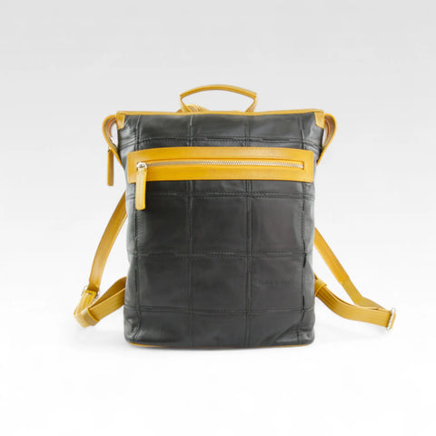 Small Backpack | Leather & Fire-hose
