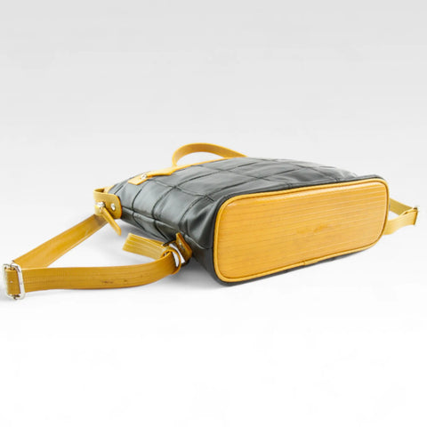 Small Backpack | Leather & Fire-hose