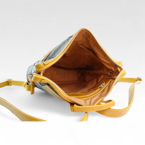 Small Backpack | Leather & Fire-hose