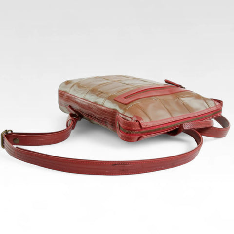 Small Backpack | Leather & Fire-hose