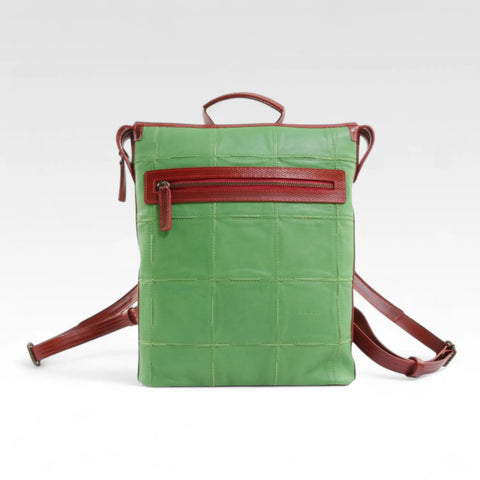 Small Backpack | Leather & Fire-hose