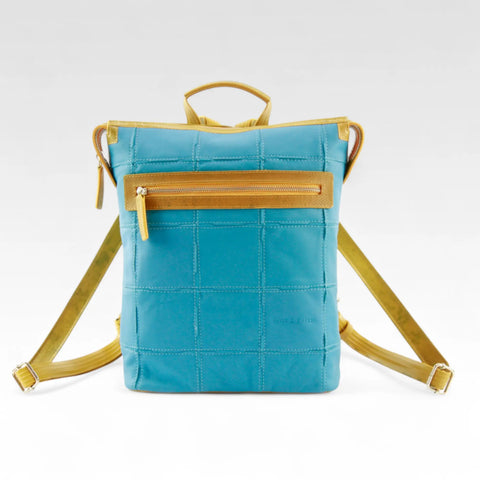 Small Backpack | Leather & Fire-hose