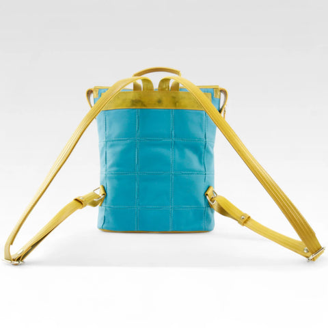 Small Backpack | Leather & Fire-hose