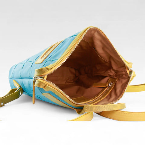 Small Backpack | Leather & Fire-hose