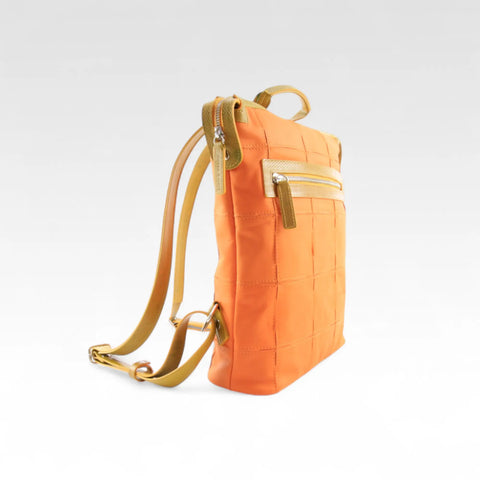 Small Backpack | Leather & Fire-hose