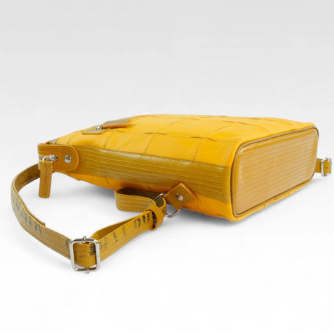 Small Backpack | Leather & Fire-hose