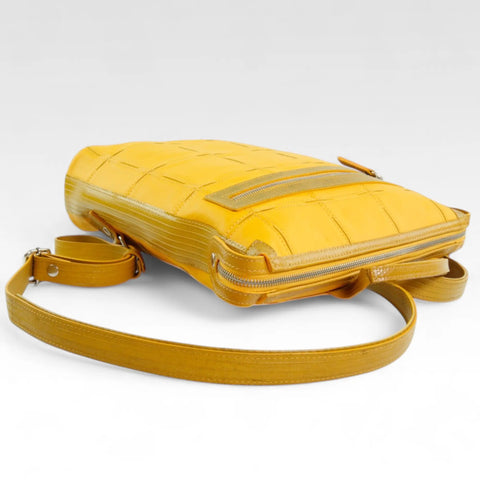 Small Backpack | Leather & Fire-hose