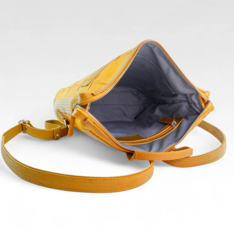 Small Backpack | Leather & Fire-hose