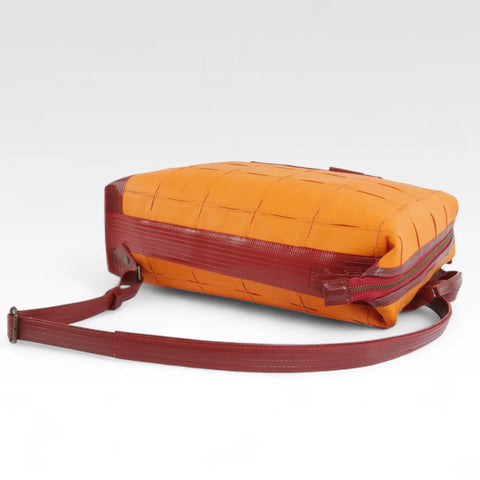 Large Backpack | Leather & Fire-hose