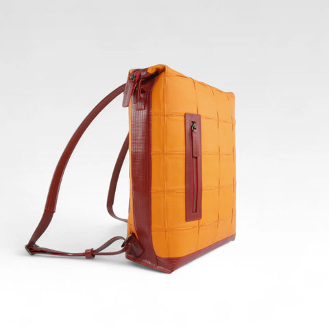 Large Backpack | Leather & Fire-hose