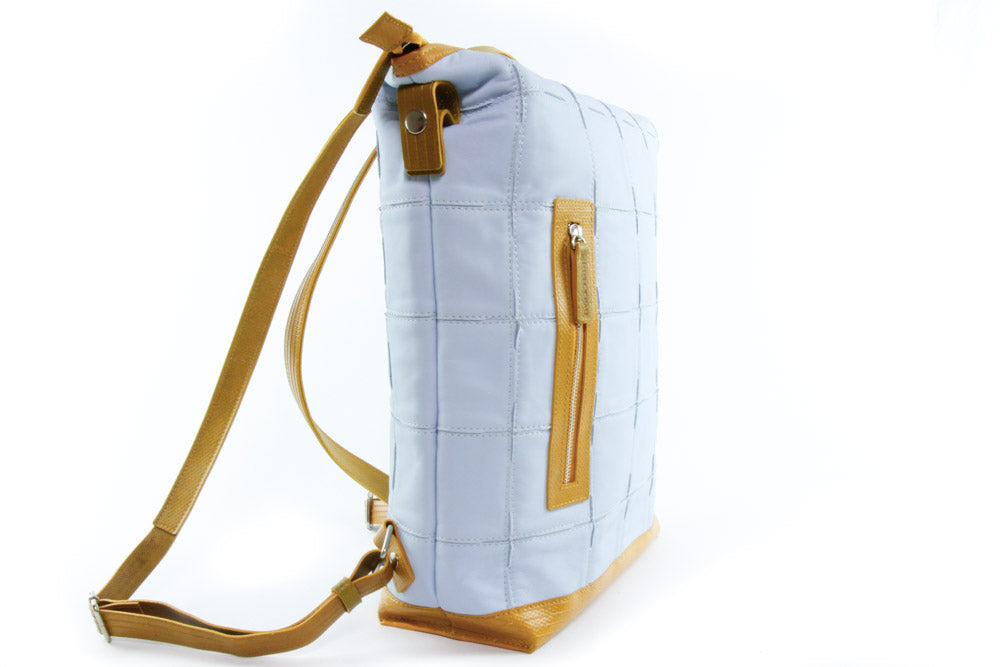 Large Upcycled Leather Backpack