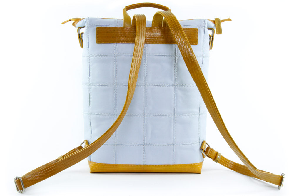 Large Upcycled Leather Backpack