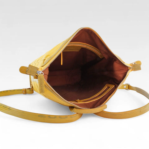 Large Backpack | Leather & Fire-hose