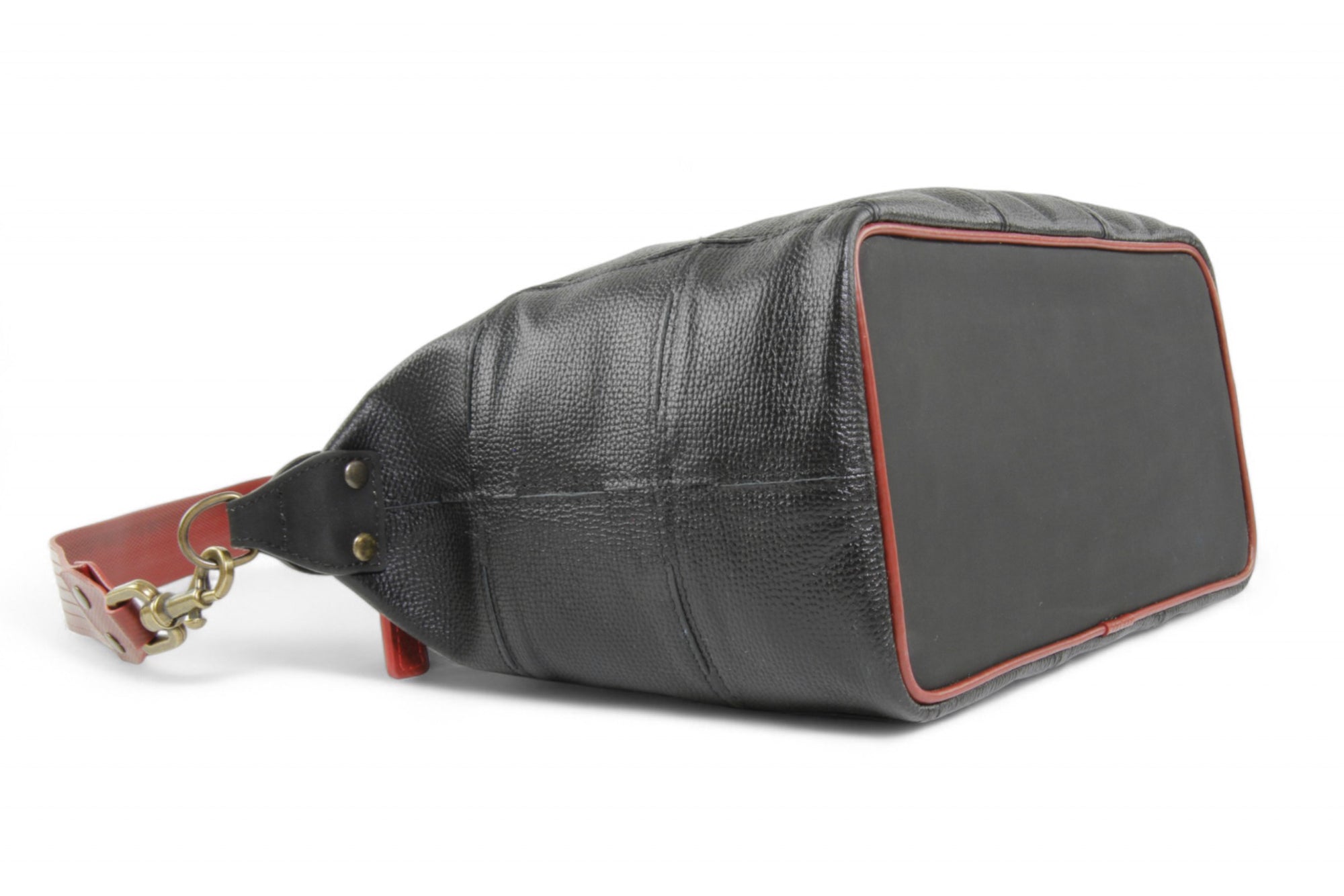 Leather hobo style bag