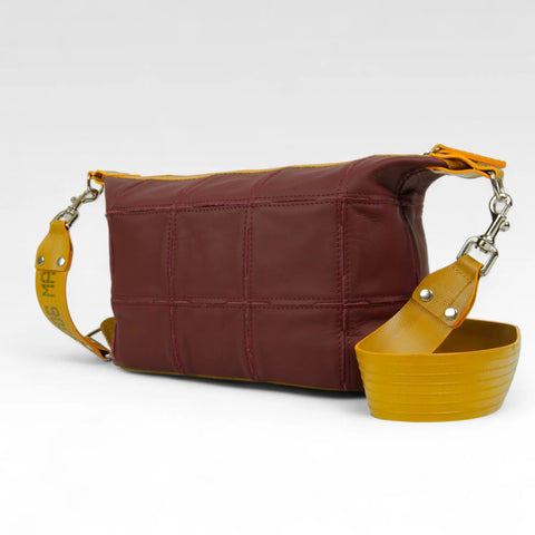 Boho Bag | Leather & Fire-hose