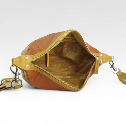 Boho Bag | Leather & Fire-hose