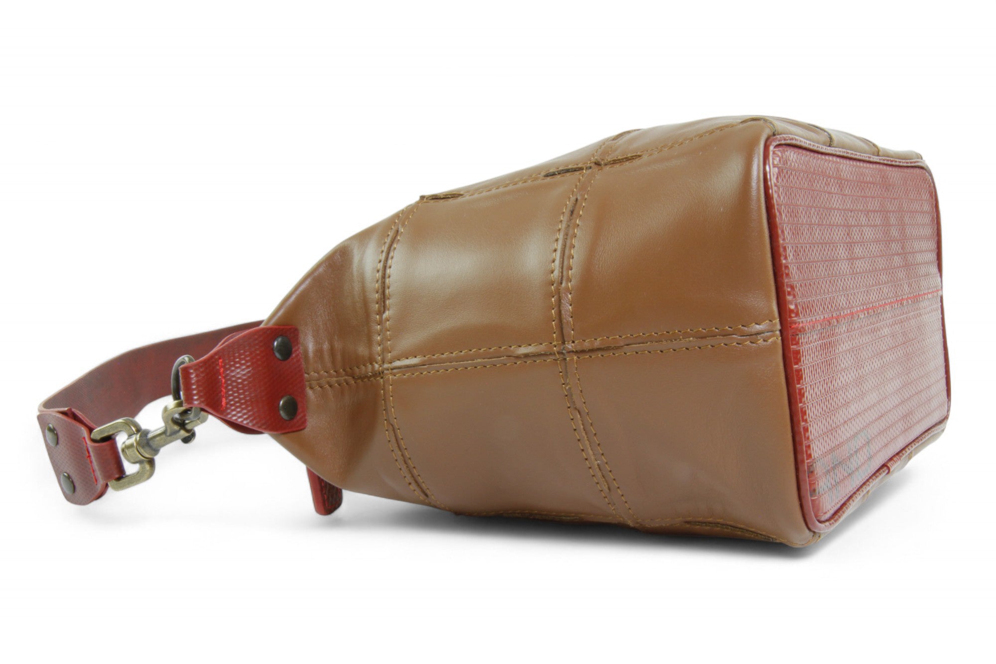 Leather hobo style bag