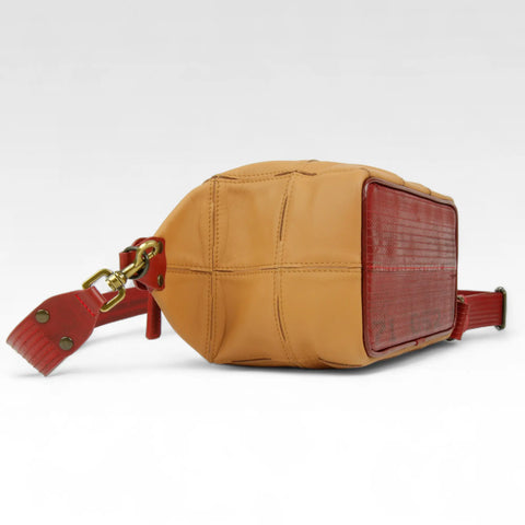 The Elvis & Kresse Boho Bag is an ethical and sustainable crossbody bag: beautifully made by our own crafts people
