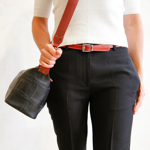 Skinny Stitch Belt | Fire-hose