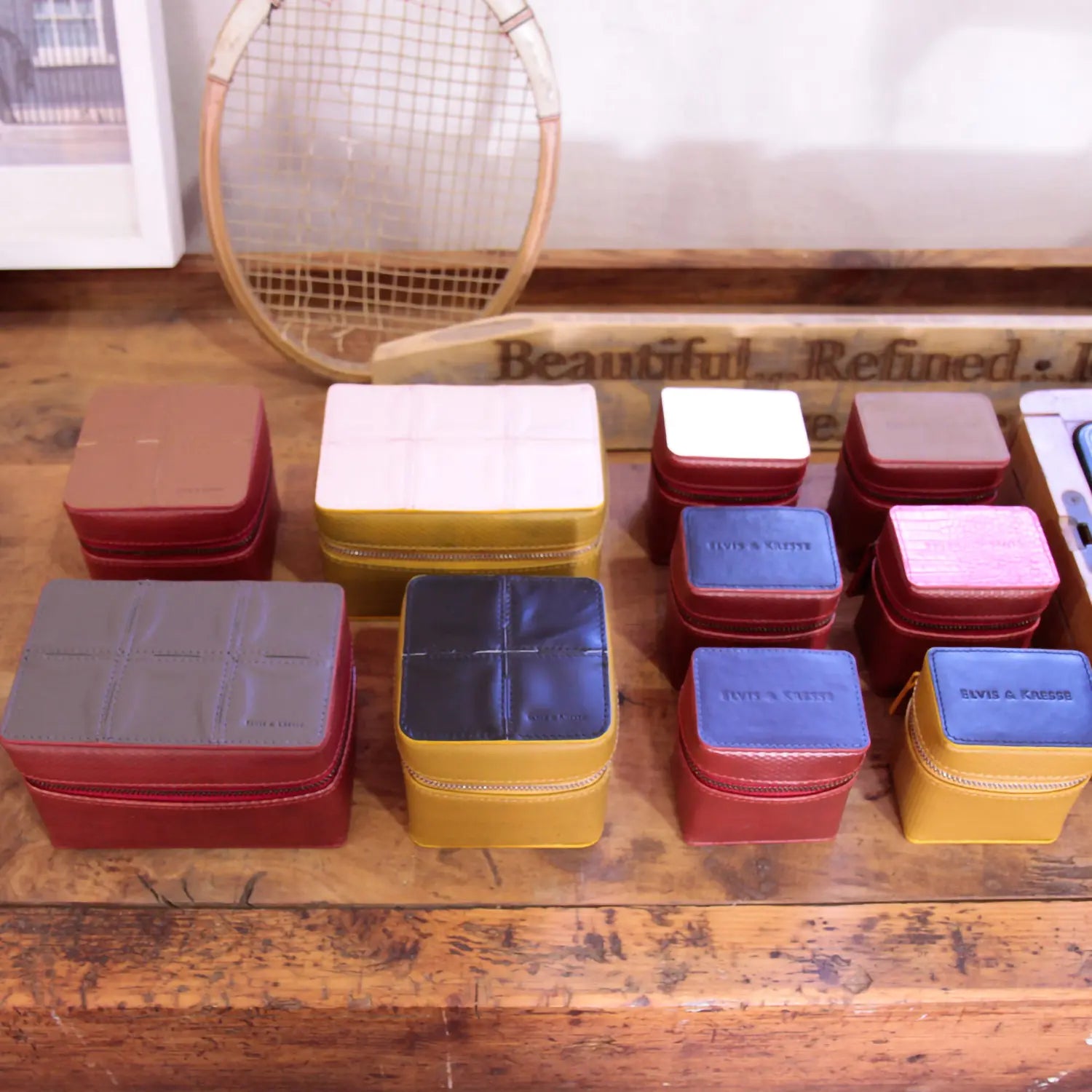 Medium Box | Leather & Fire-hose