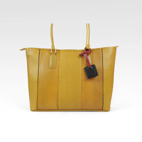 Bag Charm | Leather & Fire-hose