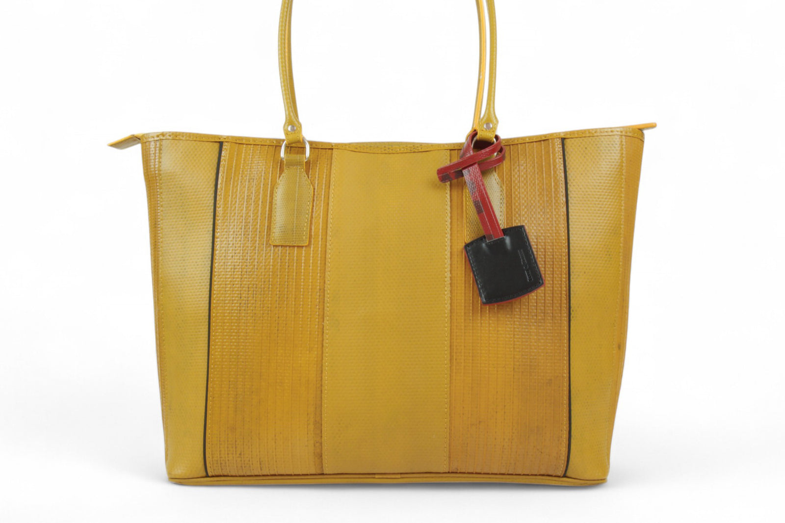 Bag Charm | Leather & Fire-hose