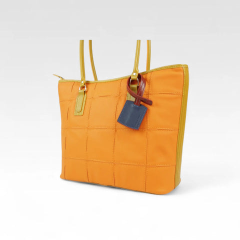 Bag Charm | Leather & Fire-hose