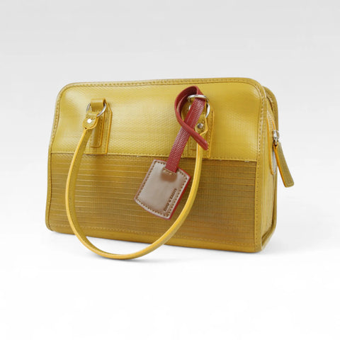 Bag Charm | Leather & Fire-hose