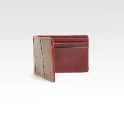 Compact Wallet | Leather & Fire-hose