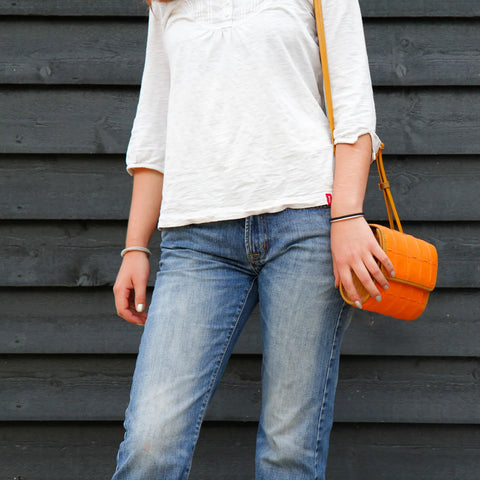 Crossbody Bag | Leather & Fire-hose