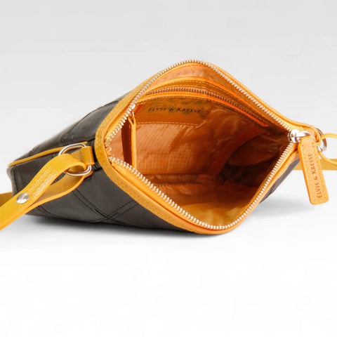 Crossbody Clutch | Leather & Fire-hose