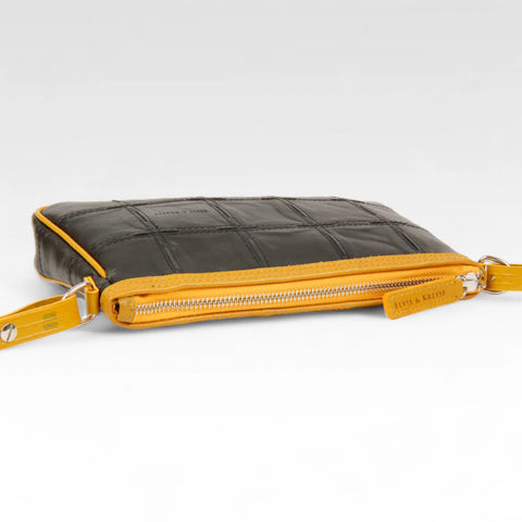 Crossbody Clutch | Leather & Fire-hose