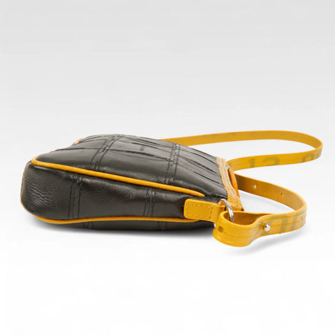 Crossbody Clutch | Leather & Fire-hose