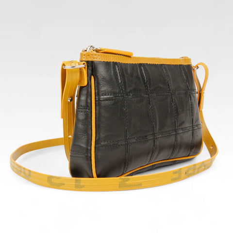 Crossbody Clutch | Leather & Fire-hose