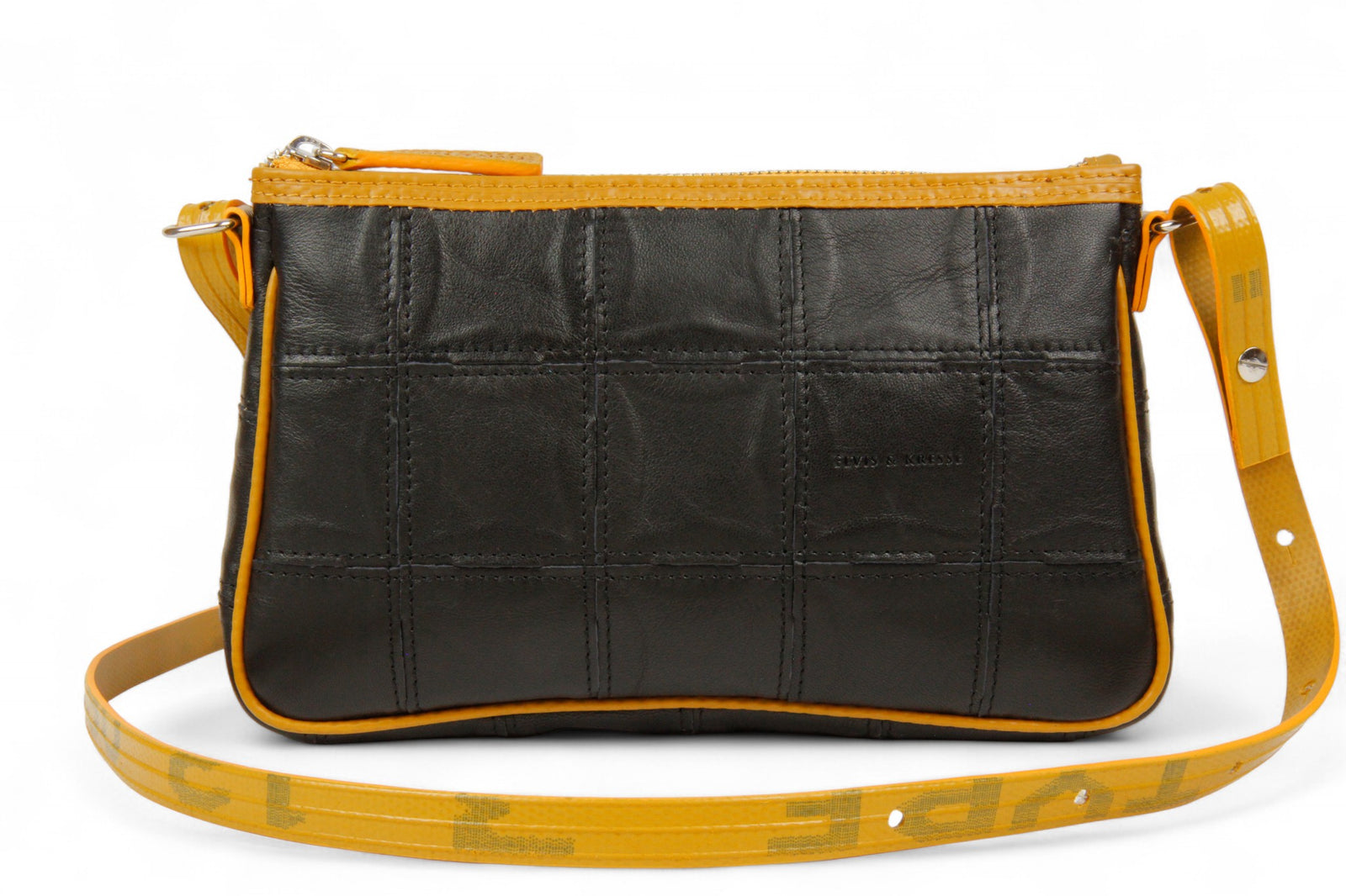 Crossbody Clutch Bag | Leather & Fire-hose