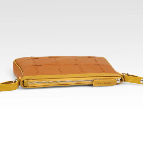 Crossbody Clutch | Leather & Fire-hose