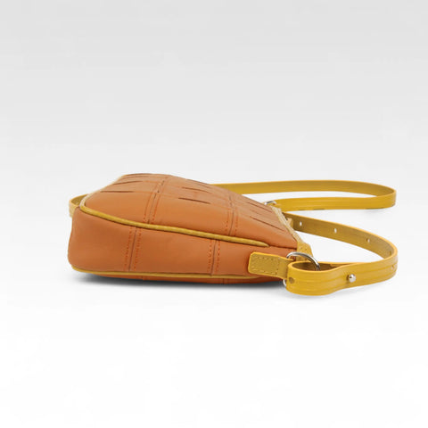 Crossbody Clutch | Leather & Fire-hose