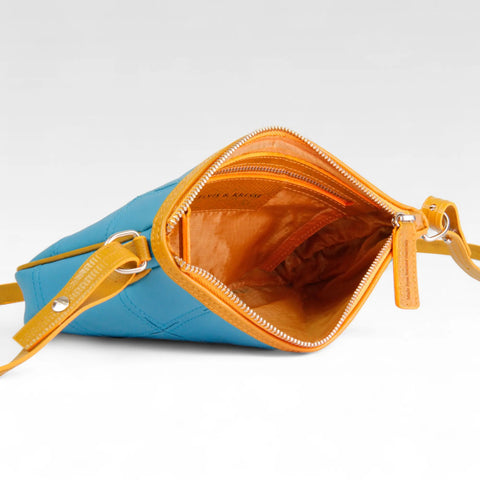 Crossbody Clutch | Leather & Fire-hose