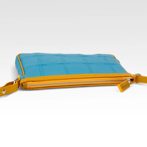 Crossbody Clutch | Leather & Fire-hose