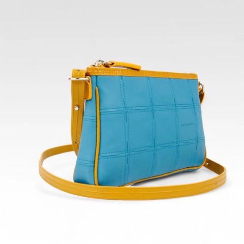 Crossbody Clutch | Leather & Fire-hose