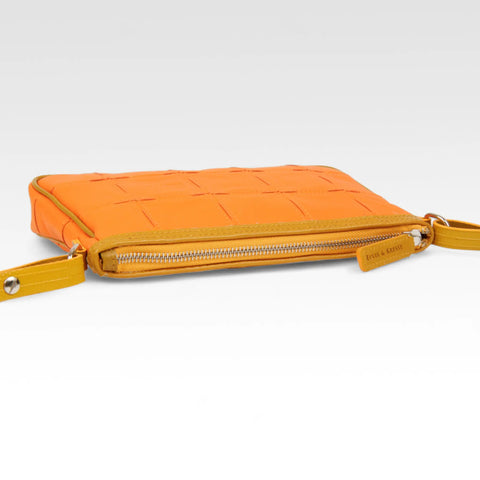 Crossbody Clutch | Leather & Fire-hose