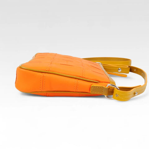Crossbody Clutch | Leather & Fire-hose