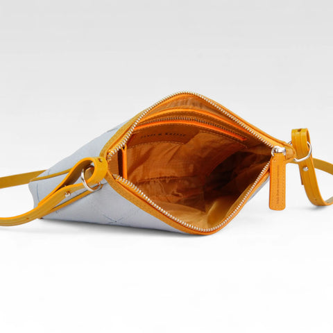 Crossbody Clutch | Leather & Fire-hose