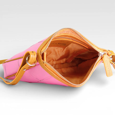Crossbody Clutch | Leather & Fire-hose