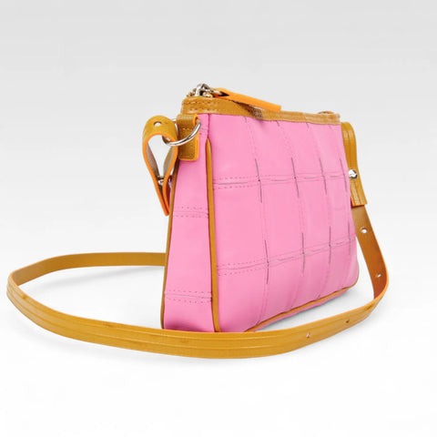 Crossbody Clutch | Leather & Fire-hose