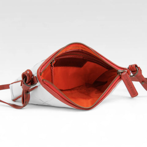 Crossbody Clutch | Leather & Fire-hose