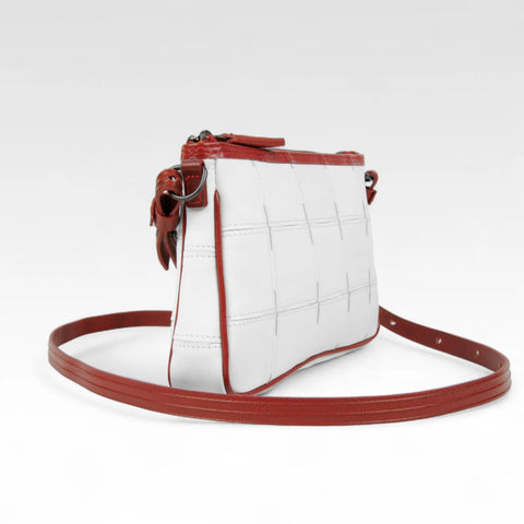 Crossbody Clutch | Leather & Fire-hose