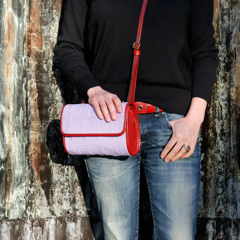 Crossbody Bag | Leather & Fire-hose
